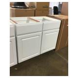 36 inch Alpine White vanity