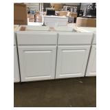 36 inch Alpine White vanity