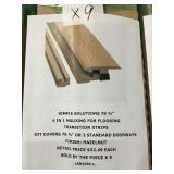 4 in 1 molding flooring transition strips x9