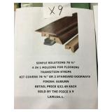 4 in 1 molding flooring transition strips x9