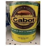 Semi solid deck & siding stain x4