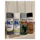 Misc spray paint cans x16