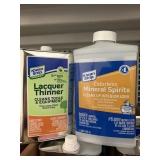 Lacquer thinner & mineral spirits x10