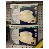 Ceiling light fixtures x2