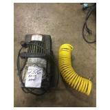 Used portable air compressor sold as is
