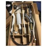 Pfister single handle pull down faucet sold as is.