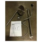 Jado shower head and hand shower