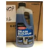 Liquid drain build up remover x6