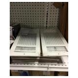 Misc vent covers sold one money. Damaged.