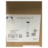 Forecast pendant lights x2