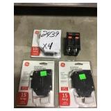 Circuit breakers and circuit interrupters x4