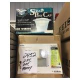 Solar post cap & LED outdoor wall lantern