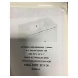 Ceramic bathroom vanity top