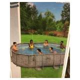 Coleman 16x10x48  power steel pool