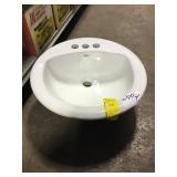 American Standard 19in Round White Sink
