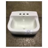 Mansfield 16in x 13in Wall Hung Sink x2