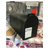 Black Plastic Mailbox