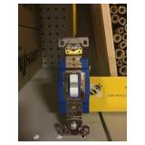 White Single pole switch x 50