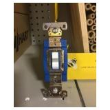 White Single pole switch x 50