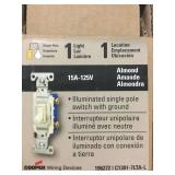 Illuminated Single pole Switch x 24