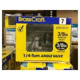 1/4 turn angle valve x 20