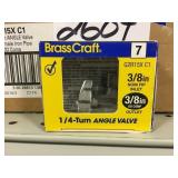 1/4 turn angle valve x 60