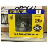 1/4 turn angle valve x 60