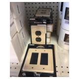 travertine mixed switch plates by the pc.