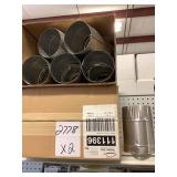 4" Male to Male Vent Connectors 2 boxes one $