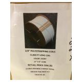 3/8" Polystrapping Coils x4