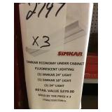 Mixed Economy Under Cabinet Fluorescent Light x3