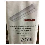 48" Economy Under Cabinet Fluorescent Light x3