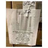 72" Dual Mount curved shower curtain rod x 2