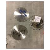 Mixed 7-1/4in saw blades x10