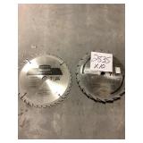 Carbide toothed 7-1/4in saw blades x10