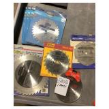 9 mixed saw blades sold for one $$