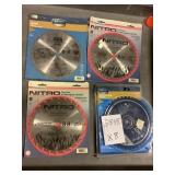 8-8-1/4in mixed saw blades by the pc x8