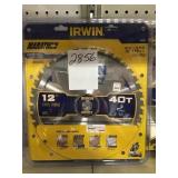 IRWIN 12 INCH 40 tooth saw blade