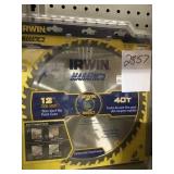 IRWIN 12 INCH 40 tooth saw blade