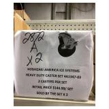 Heavy Duty Caster Set x 2