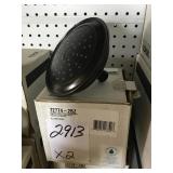 Oil rubbed bronze shower head and trim x 2