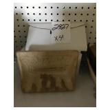 Travertine soap holders x 4