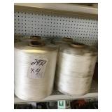 Rolls of cotton/string/polyester x4