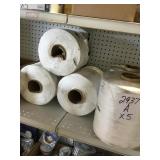 Rolls of cotton/string/polyester x 5