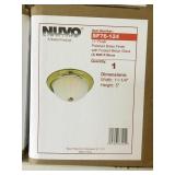 11 inch brass flush Mount ceiling light x 2