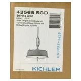 Kichler 3 light sterling gold light