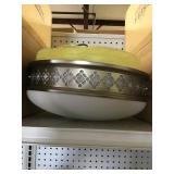 Feiss flush mount 2 bulb light x2