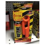 5 Folding Lighters w/Butane Refill for One Money
