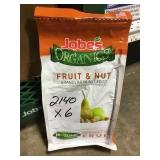 Fruit & Nut Granular Plant Food by the 4lb bag x6