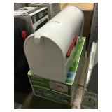 White Gibraltar Galvanized Steel Mailbox